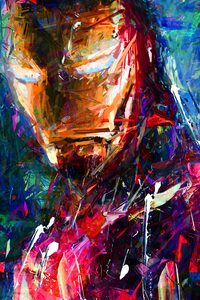 Iron Man Portrait (1280x2120) Resolution Wallpaper