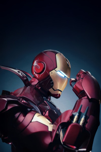 Iron Man Powered By The Arc (240x320) Resolution Wallpaper