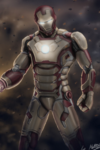 Iron Man Ready (480x800) Resolution Wallpaper