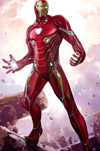 Iron Man Side (1280x2120) Resolution Wallpaper