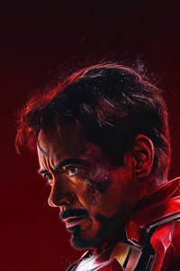 Iron Man Silence Before The Strike (1280x2120) Resolution Wallpaper