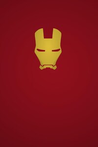Iron Man Simple 2 (1280x2120) Resolution Wallpaper