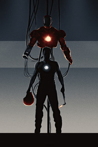Iron Man Suit In Making (1080x1920) Resolution Wallpaper