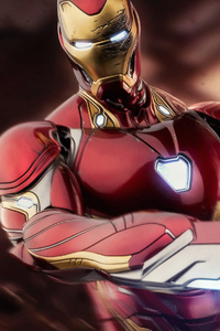 Iron Man Suit Tech (320x568) Resolution Wallpaper