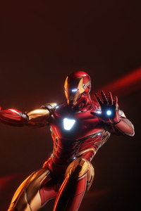 Iron Man Superior Steel (1440x2560) Resolution Wallpaper