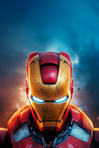 Iron Man The Armored Avenger (1242x2668) Resolution Wallpaper