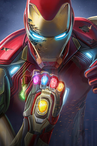 640x1136 Iron Man The Avengers
