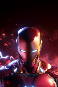 Iron Man The Heart Of A Hero (240x320) Resolution Wallpaper