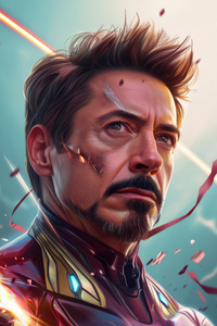 Iron Man The Last Hero (640x1136) Resolution Wallpaper