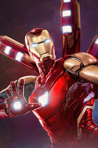 Iron Man Tony 4k (750x1334) Resolution Wallpaper