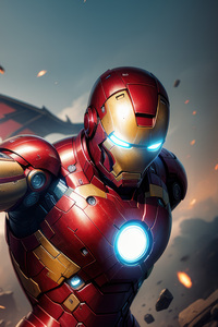 Iron Man Unstoppable Avenger (1080x2280) Resolution Wallpaper