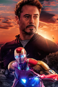Iron Man Unstoppable (240x400) Resolution Wallpaper