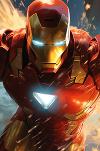 Iron Man Up (240x320) Resolution Wallpaper