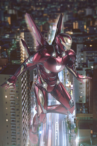Iron Man With Wings 4k