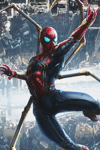 320x480 Iron Spider In Spiderman No Way Home
