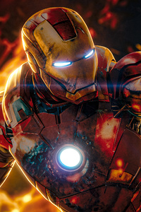 640x960 Iron Willpower Tony Stark Heroic Legacy