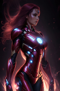 Iron Woman 5k (1080x1920) Resolution Wallpaper