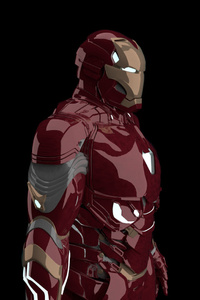 1080x2160 IronMan Infinity War Suit