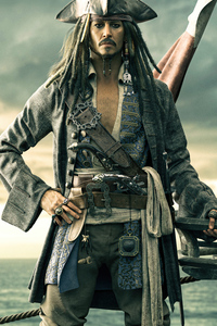 1440x2560 Jack Sparrow 5k