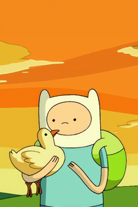 Jake The Dog And Finn The Human (1080x2160) Resolution Wallpaper