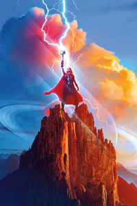 1242x2688 Jane Foster Thor Love And Thunder 12k