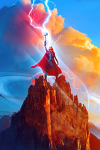 1125x2436 Jane Foster Thor Love And Thunder