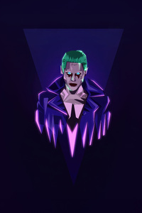 Jared Leto As Joker (240x320) Resolution Wallpaper