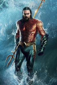 Jason Momoa In Aquaman And The Lost Kingdom Movie 5k (1080x2160) Resolution Wallpaper