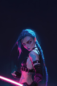 Jedi Jinx (240x320) Resolution Wallpaper