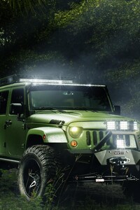 Jeep Led Headlight (1080x2160) Resolution Wallpaper