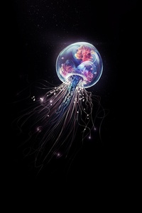 Jellyfish Minimalist 4k