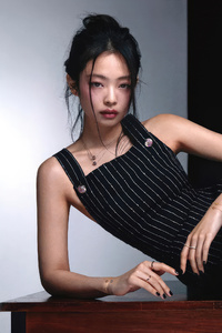 Jennie Kim Vogue Taiwan 4k (240x400) Resolution Wallpaper