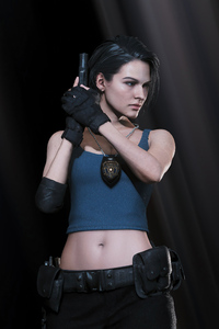 Jill Valentine In Resident Evil 3 Remake 4k (720x1280) Resolution Wallpaper
