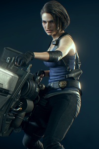 Jill Valentine Resident Evil 3 2020 (540x960) Resolution Wallpaper