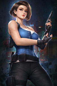 Jill Valentine Resident Evil 3 (1080x1920) Resolution Wallpaper