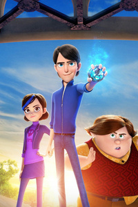Jim Claire Toby Blinky Argh Trollhunters (1125x2436) Resolution Wallpaper