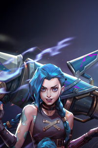 Jinx Smile Now Boom Later (240x400) Resolution Wallpaper