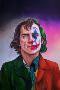 Joaquin Phoenix Joker Transformation (800x1280) Resolution Wallpaper