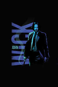 John Wick 5k Artwork (1280x2120) Resolution Wallpaper
