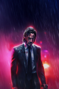 John Wick Deadly Elegance (320x480) Resolution Wallpaper