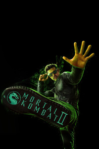 Johnny Cage In Mortal Kombat 2 (480x854) Resolution Wallpaper
