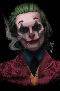 Joker 4k Minimal (640x960) Resolution Wallpaper