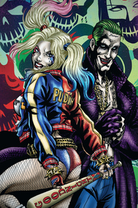 Joker And Harley Quinn Art