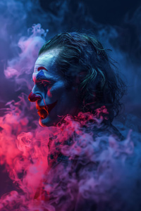 Joker Chaos In A Purple Suit (360x640) Resolution Wallpaper
