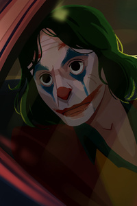 Joker Chaos (240x400) Resolution Wallpaper