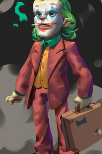 Joker Cigratte Smoking Art
