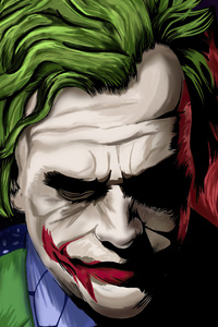 Joker Colorful Artwork 4k