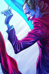 Joker Dance In Smoke (720x1280) Resolution Wallpaper