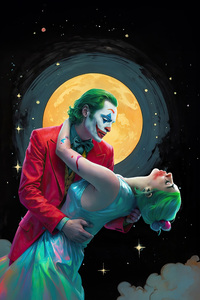 Joker Folie A Deux Merriment (1280x2120) Resolution Wallpaper