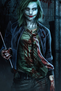 Joker Girl Dont Cry (800x1280) Resolution Wallpaper